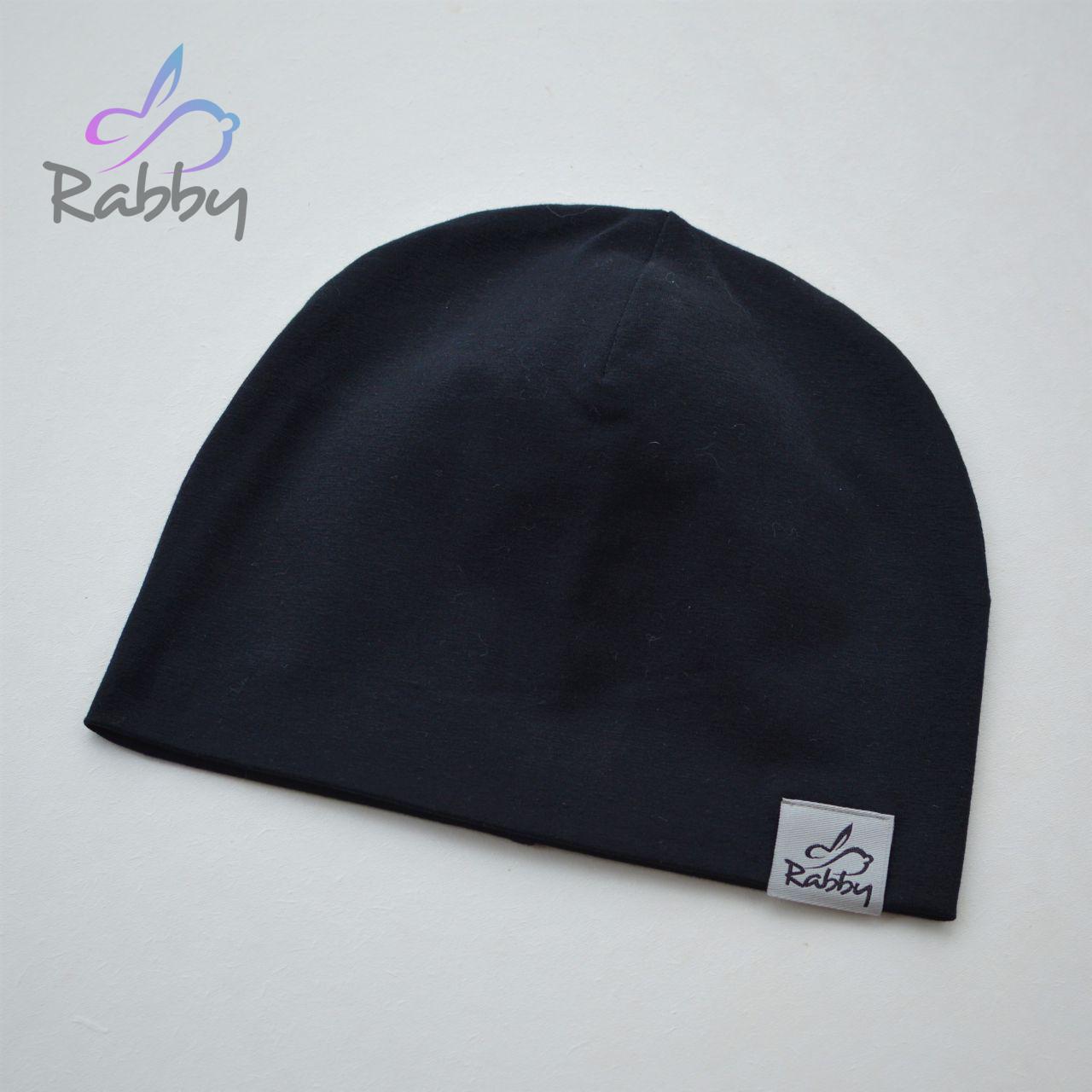 Klasická čepice černá vel. 52 (obvod hlavy 51-54 cm)