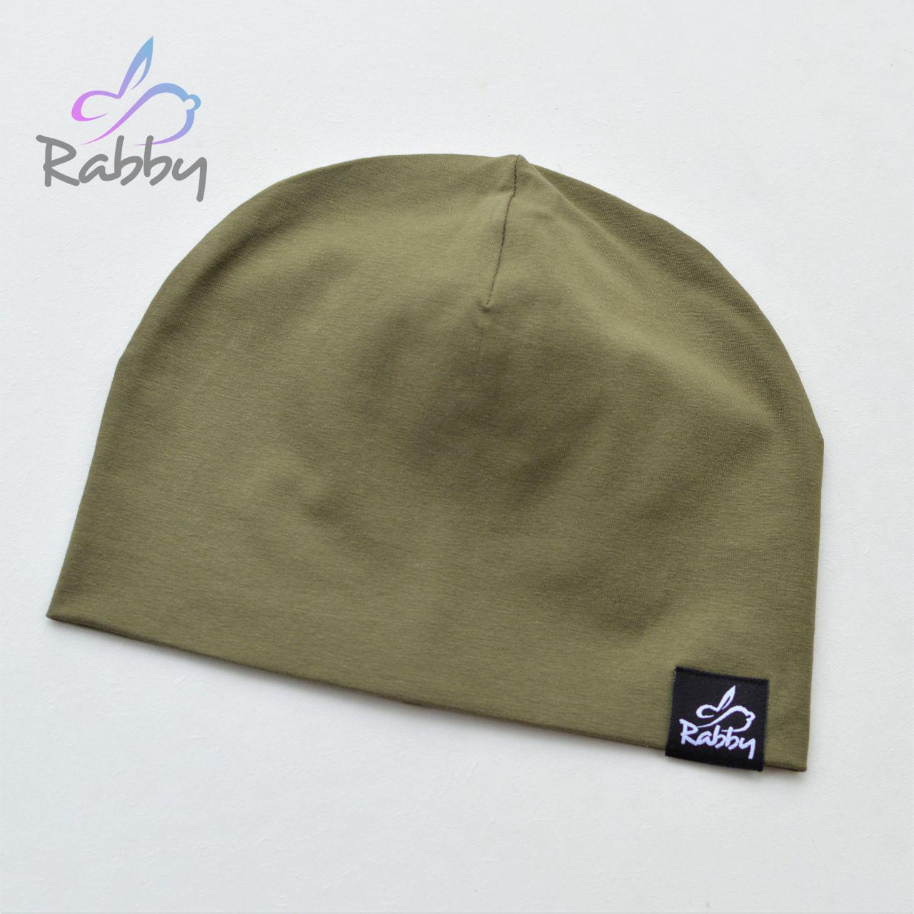 Klasická čepice khaki vel. 48 (obvod hlavy 47-50 cm)