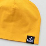 Klasická čepice hořčice vel. 54 (obvod hlavy 53-56 cm)