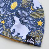 Klasická čepice medvěd ve vesmíru vel. 38 (obvod hlavy 37-40 cm)