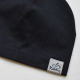 Jednovrstvá klasická čepice černá vel. 39 (obvod hlavy 38-41 cm)