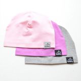 Jednovrstvá klasická čepice baby růžová vel. 38 (obvod hlavy 37-40 cm)