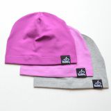 Jednovrstvá klasická čepice fuchsiová vel. 50 (obvod hlavy 49-52 cm)