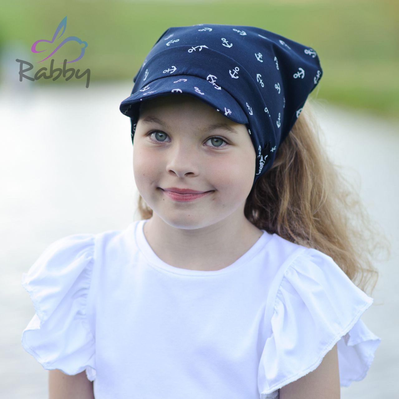 Šátek s kšiltem kotvy vel. 51-54