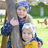 Set homeless čepice a nákrčníku stavba na bílé vel. 52 (obvod hlavy 51-54 cm)