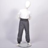 Zimní softshellové kalhoty šedé - klasický střih vel. 104