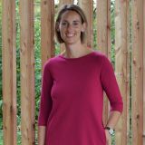 Dámské basic šaty ostružinové vel. 36