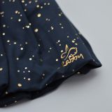 Balonová sukně zlatý puntík na modré vel. 0-12 měsíců
