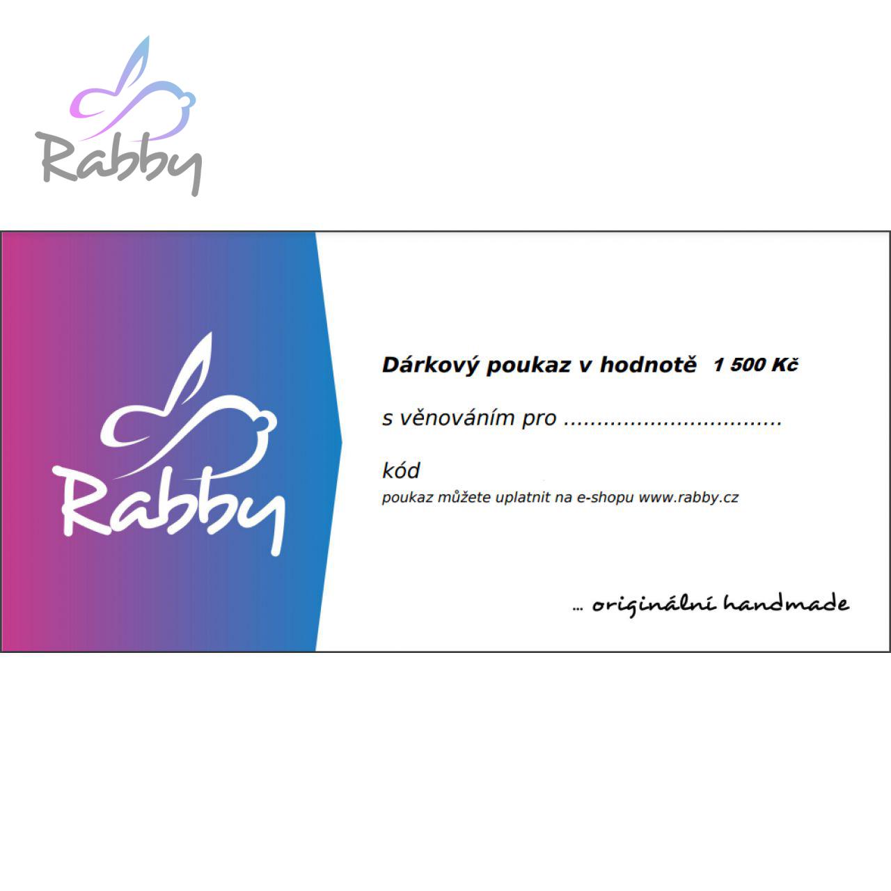 Dárkový poukaz v hodnotě 1 500 Kč