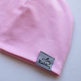Klasická čepice baby růžová vel. 42-45