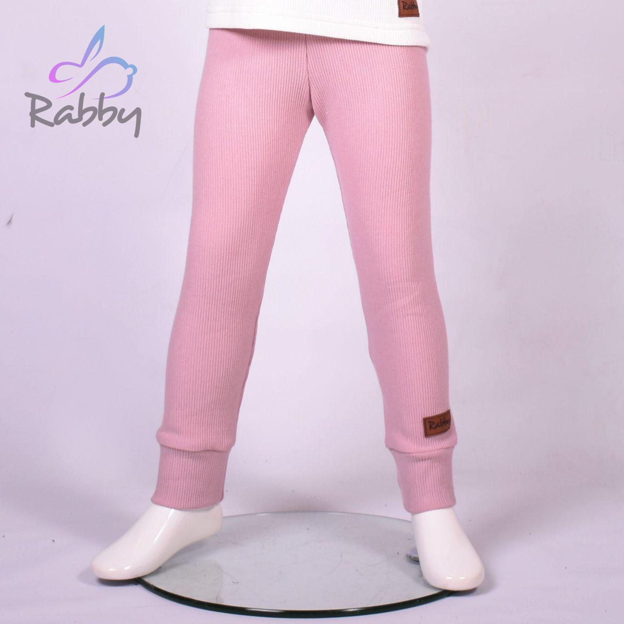 Rostoucí basic legíny s nápletem Ottoman růžové vel. 80/86