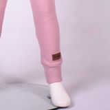 Rostoucí basic legíny s nápletem Ottoman růžové vel. 80/86