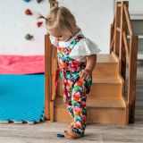 Rostoucí laclové kalhoty barevní jeleni vel.  86