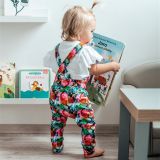 Rostoucí laclové kalhoty barevní jeleni vel. 104