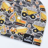 Jednovrstvá klasická čepice stavební stroje vel. 52 (obvod hlavy 51-54 cm)