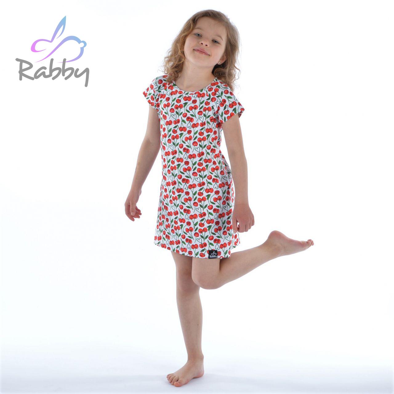 Šaty rovné třešně vel. 92