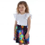 Sukně s řaseným pasem barvy vel. 86/92