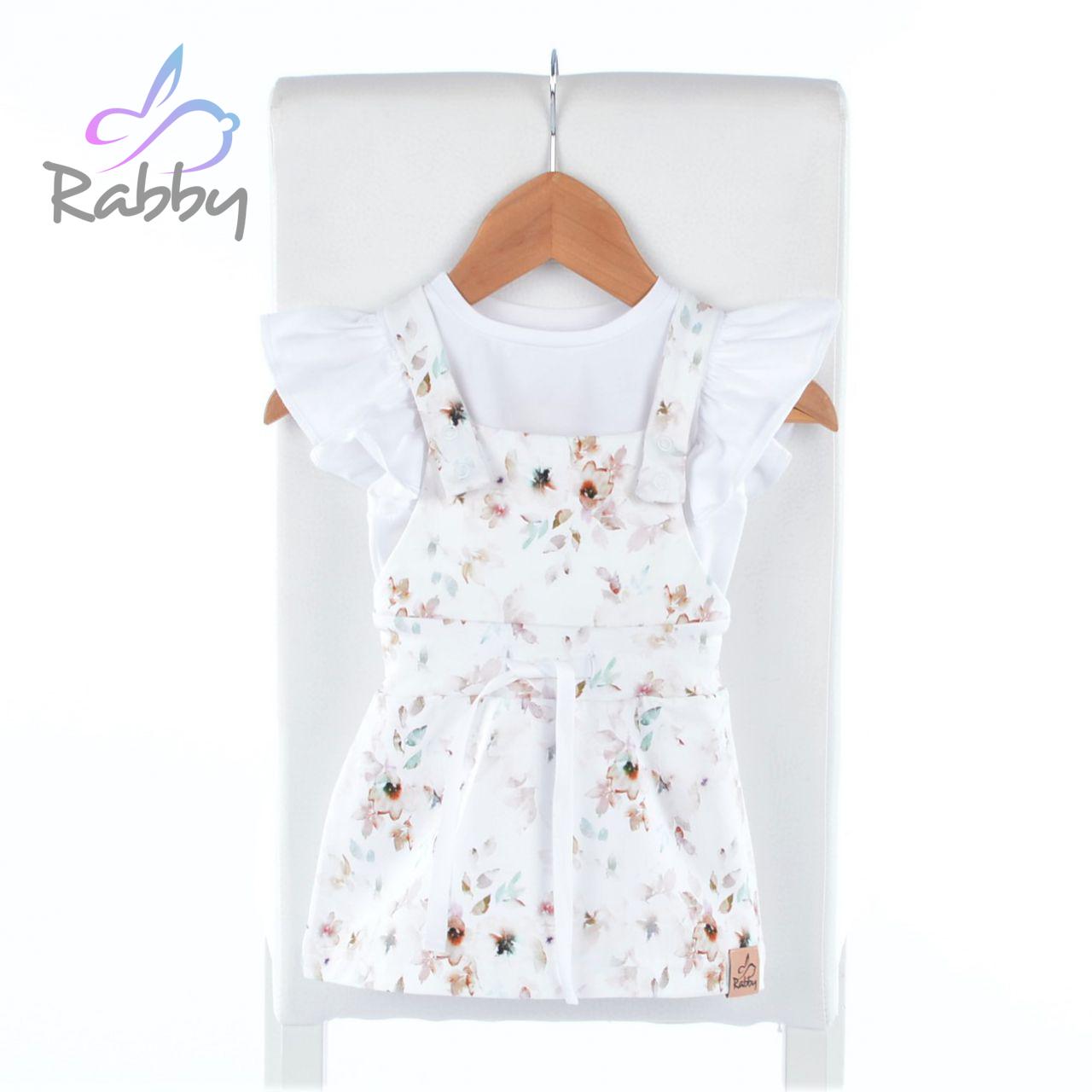 Sukně s laclem jemné kvítky vel. 56/62