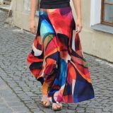 Dámská sukně dlouhá retro vel. M