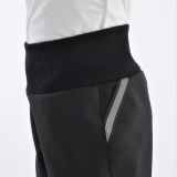 Zimní softshellové kalhoty černé s přestřižením houbičky - klasický střih vel. 116