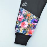Zimní softshellové kalhoty černé s přestřižením louka - klasický střih vel. 110