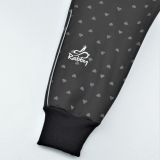 Zimní softshellové kalhoty reflexní srdíčka - klasický střih vel. 104