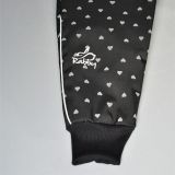 Zimní softshellové kalhoty reflexní srdíčka - klasický střih vel. 110