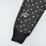 Zimní softshellové kalhoty zlatá srdíčka na černé - klasický střih vel. 92