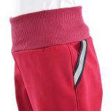 Zimní softshellové kalhoty vínové - klasický střih vel. 146