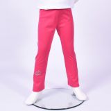 Zateplené elastické softshellové legíny malinové vel. 146