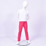 Zateplené elastické softshellové legíny malinové vel. 146