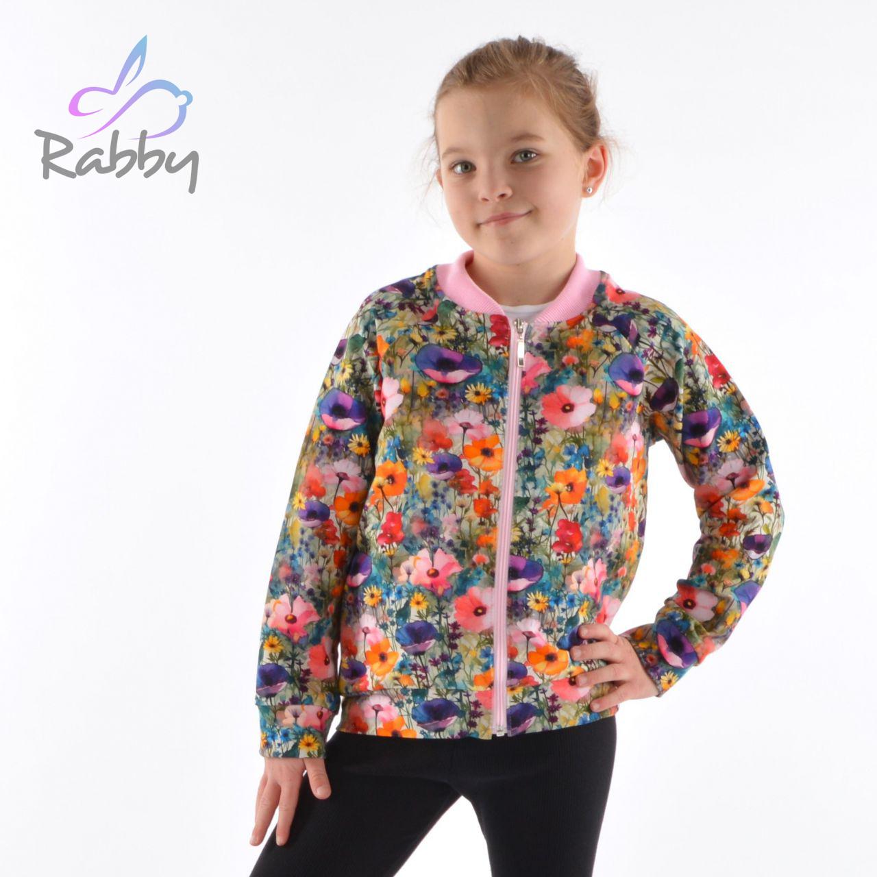 Bomber mikina na zip louka* vel. 110