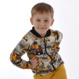 Bomber mikina na zip bagry vel.  86