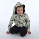 Mikina s oušky lesní zvířátka vel. 86