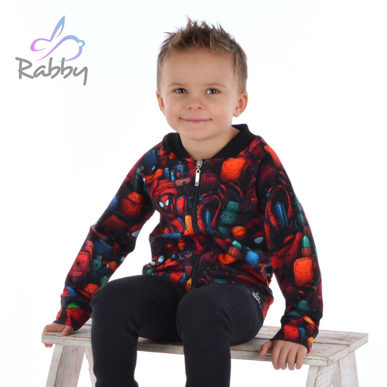 Bomber mikina na zip spider vel. 74