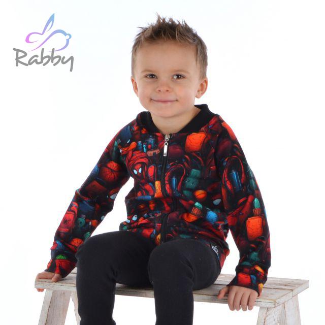 Bomber mikina na zip spider vel.  98