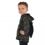 Mikina s oušky maskáč vel. 122