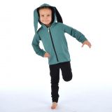 Mikina s oušky starozelená vel.  92