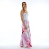Dámská sukně dlouhá růžový mramor vel. XL