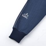 Jarní softshellové kalhoty tm. modré - klasický střih vel.  92