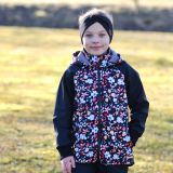 Jarní softshellová bunda kvítka vel. 116