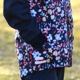 Jarní softshellová bunda kvítka vel. 128