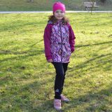 Softshellová parka cik cak vel. 140