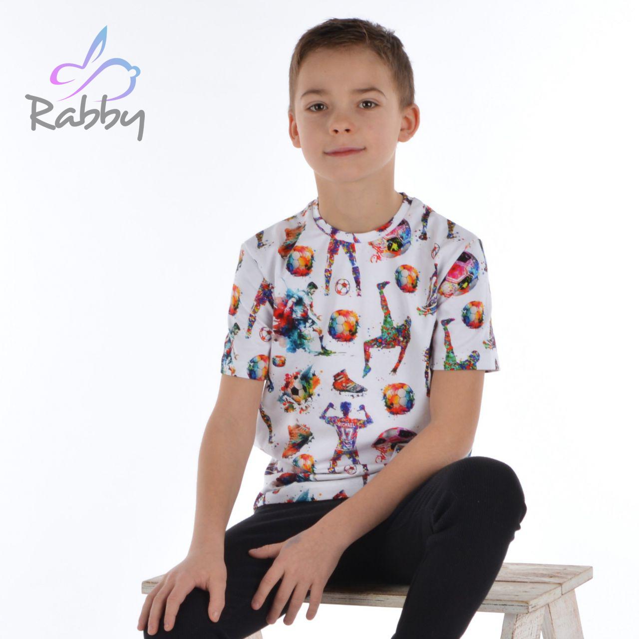 Tričko s krátkým rukávem fotbal vel. 92