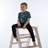 Tričko s krátkým rukávem auta na modré vel.  92