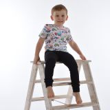 Tričko s krátkým rukávem autíčka na bílé vel. 104