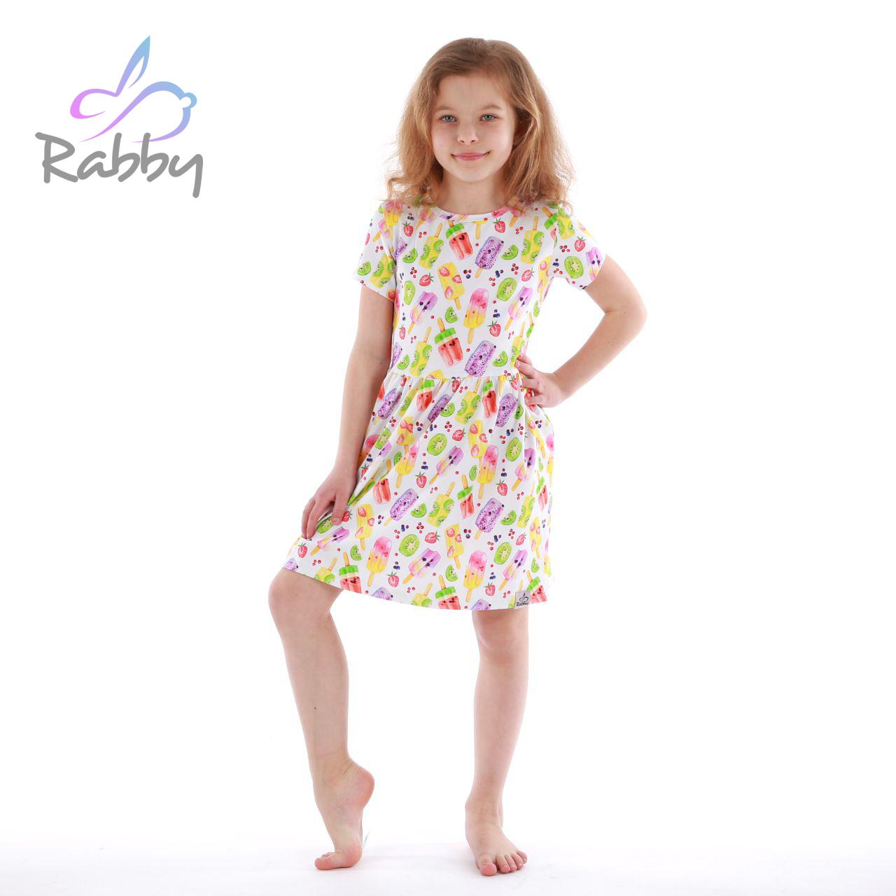 Šaty řasené nanuky vel. 98