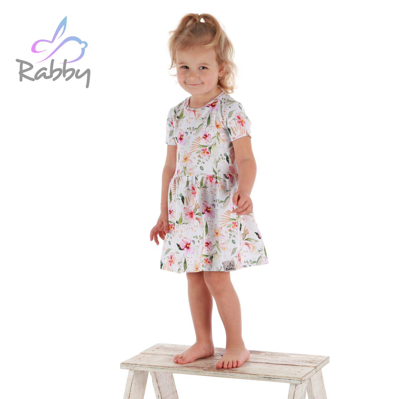 Šaty řasené havaj vel. 98