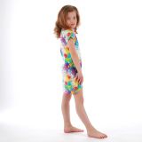 Šaty rovné barvy na bílé vel.  98