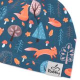 Jednovrstvá klasická čepice liška vel. 38 (obvod hlavy 37-40 cm)